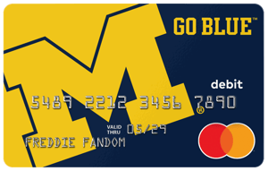 The University of Michigan Fancard Prepaid Mastercard