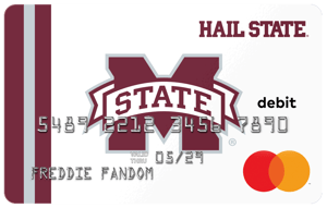 Mississippi State Bulldogs Fancard Prepaid Mastercard